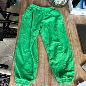Zara green sweatpants